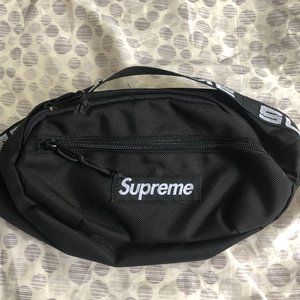 Supreme SS18 Black Waist Bag